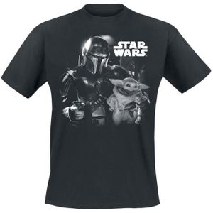T-SHIRT T-shirt Star Wars The Mandalorian - BW Photo - Hom