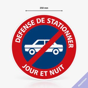 AUA SIGNALETIQUE - Panneau Interdiction De Klaxonner - 330 Mm, Aluminium Dibond 3mm