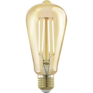 AMPOULE - LED Lampe LED E27 à intensité variable, piston, ampoule Edison à incandescence vintage dorée, éclairage vintage, 4 W (équivalent[D5333]