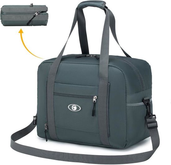 Sac Cabine PALAMEA 40x30x20cm - Parfait Pour Wizzair Et Compagnies Aériennes - 25L Pliable Et Imperméable