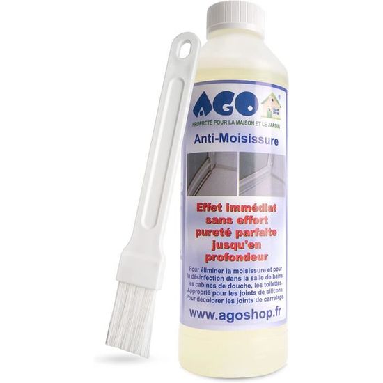 AGO 500 ml anti-moisissure avec pinceau-produit actif et le plus puissant  contre la moisissure. Pour murs et joints de silicone A74 - Cdiscount Au  quotidien