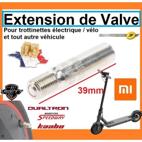 Kit Extension Valve 37 Cm Pour Pompe à Air - Tuyau De Gonflage Universel Pour Voiture, Moto, Vélo