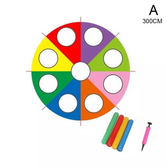 Jeux D'extérieur,Jouet Parachute Parapluie Arc-en-ciel Whack A Taupe,jeux De Plein Air Pour