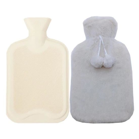 Bouillotte En Peluche Ours Mignonne – Bouillotte Pour Crampes, Sac D'eau Chaude De Dessin Animé – Chauffant Réconfortant Pour étudiants, Bureau Et Maison