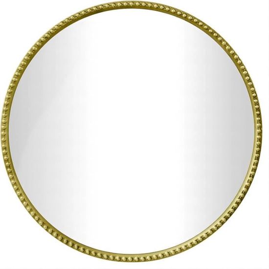 Cadre Photo Rond 35,6 Cm - Bordure Café, MDF, Minimaliste, Pour Table Ou Mur