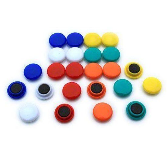 Magnet Expert Lot De 24 Petits Aimants Pour Tableaux Et Refrigerateurs Differentes Couleurs 20 X 7 5 Mm Achat Vente Aimant Magnet Expert Lot De 24 Pet Cdiscount