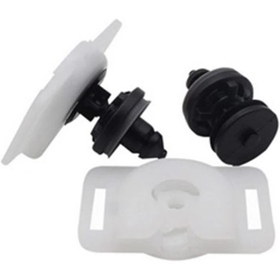 100 Capsules/cache-vis Plastique Noir - Diamètre 8mm - Pour Boutons Et Verrous - Marque Uxcell - Neuf