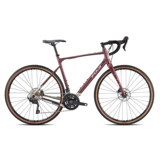 Vélo de course - FUJI - Jari 1.3 GRX 2x10 - Aluminium - Violet - Matte mahogani
