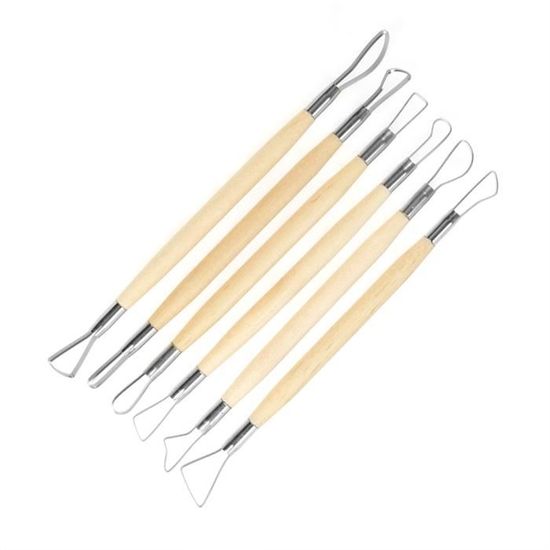 Ensemble d'outils de poterie - TBEST - 24 pièces - Bois et acier inoxydable - Pour argile molle - Mixte - Beaux-Arts et Loisirs créatifs Ensemble d'outils de poterie - TBEST - 24 pièces - Bois et acier inoxydable - Pour argile molle - Mixte - Beaux-Arts et Loisirs créatifs
