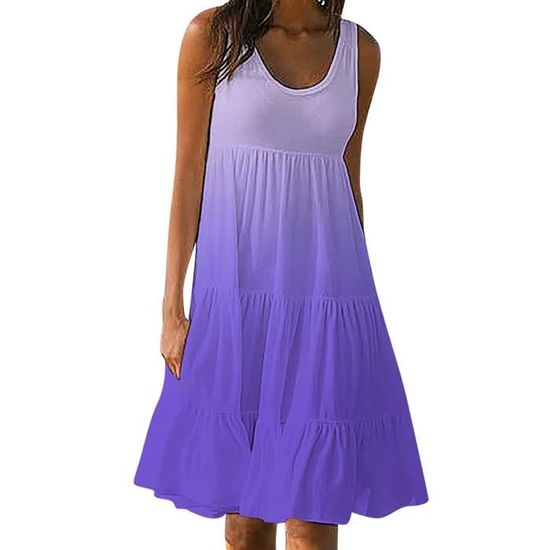 Robe d'été pour femme - T-shirt - Robe de plage - Robe de tennis