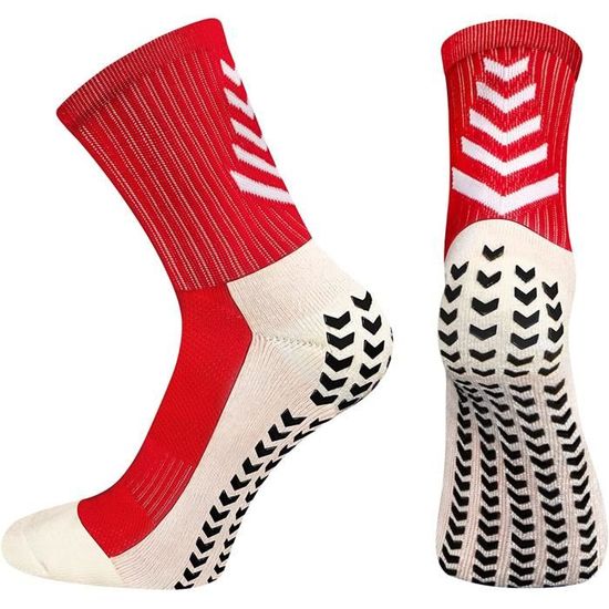 Chaussettes Foot Halinuia 4 Paires Chaussettes Antidérapantes Foot Blanche 39-44 Chaussettes Sport Homme Grip Socks Football Pour Cyclisme Basket Rugby Yoga Trekking Football Accessoire