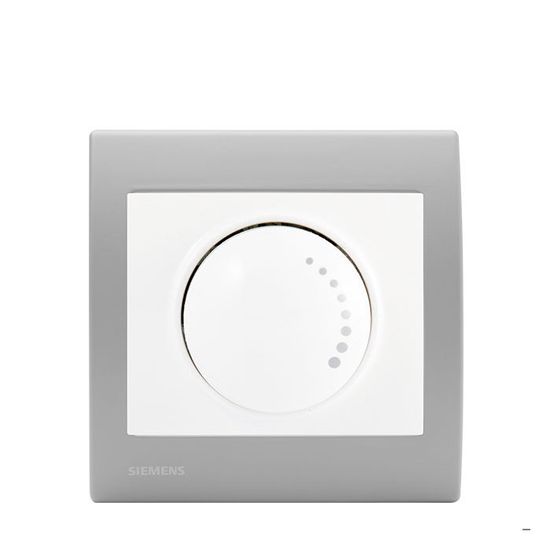 Va et Vient Variateur 500W Blanc Delta Iris + Plaque basic Silver — free download