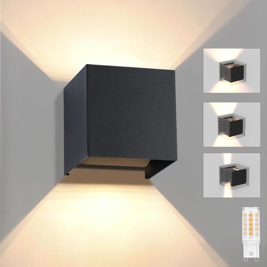 Applique Murale LED Extérieure – Étanche IP65, Longue Lampe pour