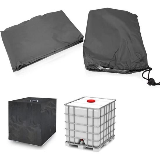Couvercle étanche Pour Conteneur IBC 1000L – Bâche De Protection Pour Récupérateur D’eau De Pluie, Neuf