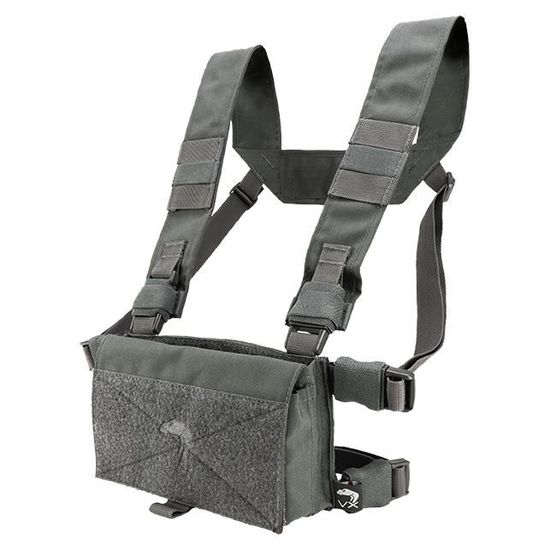 Porte-chargeurs Mil-Tec Pour Poitrine - 4 Poches Grandes (type AK), 2 Petites Pour Pistolets, Polyester