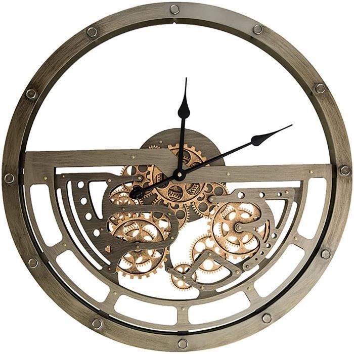 Horloge Murale Style Industriel - Station London Bridge - Métal - Neuve