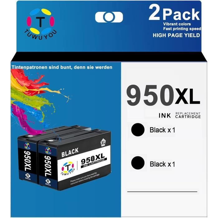 4PK HP 950 XL 951 XL Ink Cartridges For OfficeJet Pro 8100 8600 251dw 276dw | Remanufactured