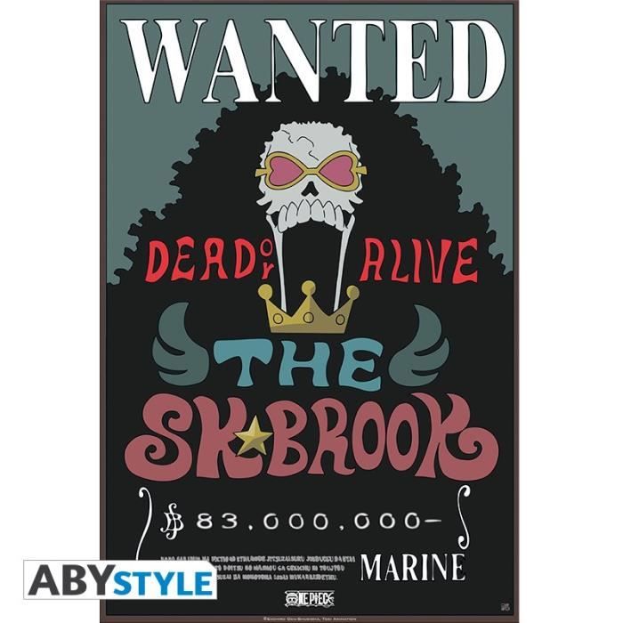 One Piece Poster Wanted Brook new