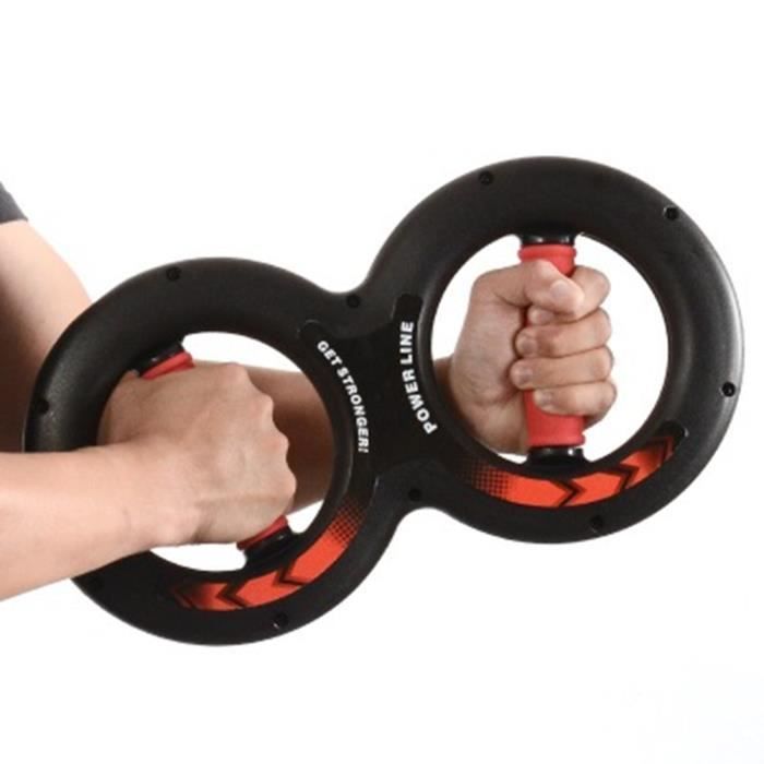KIRINSPORT Exerciseur de musculation Équipement de formation Renfort Avant-Bras Entraîneur multifonctionnel gym workout Rouge 10KG