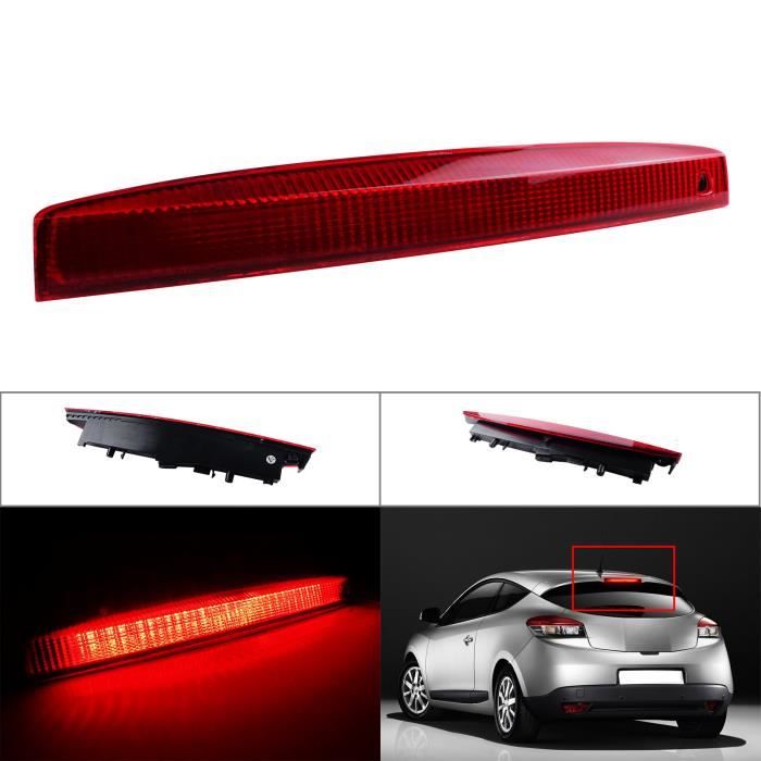 Pour Renault Megane II 2003 à 2009 Feu de Stop Supplémentaire Feux arrière rouge 8200175538