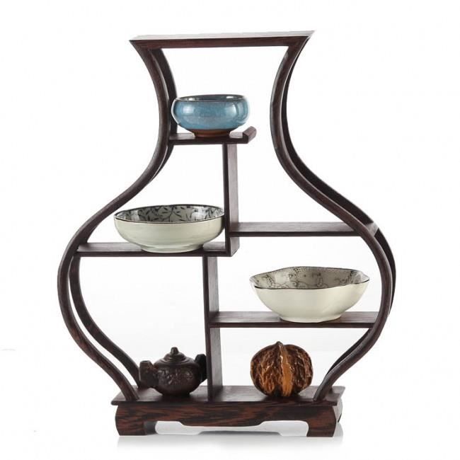 MEUBLE CHINOIS MINIATURE - Etagère Traditionnelle - Forme Vase