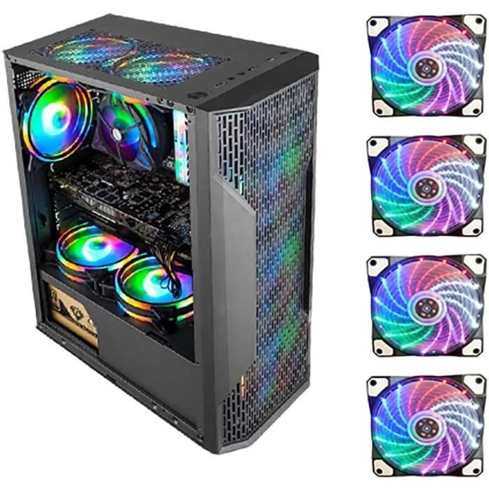 BOITIER PC PANNEAUX LATERAUX Boitier Aerocool MidTour ATX PC Gaming Computer Case Mis Agrave Jour Panneau Lateacuteral Acryli308