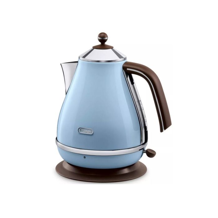 DELONGHI KBOV 2001.AZ Bouilloire électrique Icona Vintage - Bleu