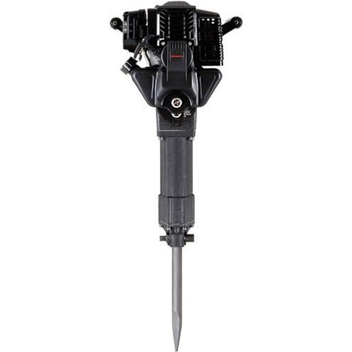 EBERTH 2,5 CV Marteau Piqueur Thermique Set professionnel (Moteur à essence, 700 - 1500 bat/min., 20 - 55 Joule, avec 2 Ciseaux)