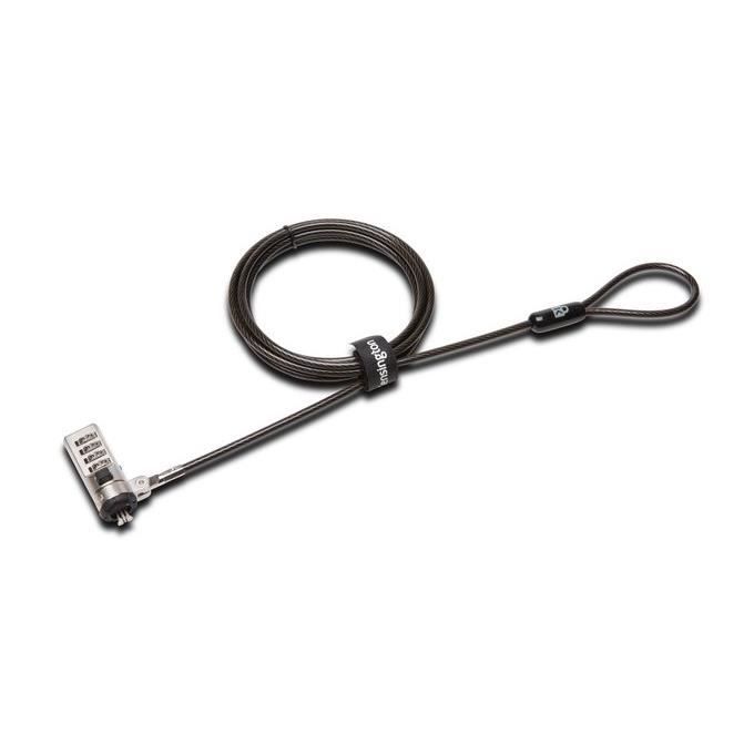 KENSINGTON K63331EU - Noir - Acier inoxydable - Verrouillage à combinaison - Ordinateur portable - Acier