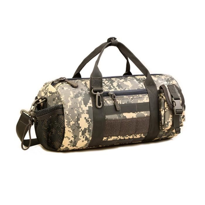 Duffle Sac de sport Randonnée supérieure Large Fitness Gym Voyage MOLLE Ultralight Chasse Range unisexe-couleur camouflage