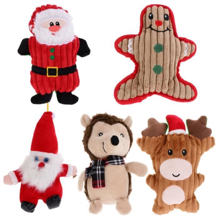 5 pièces chien à mâcher jouet intéressant premier en peluche durable à pour maison chat TOY