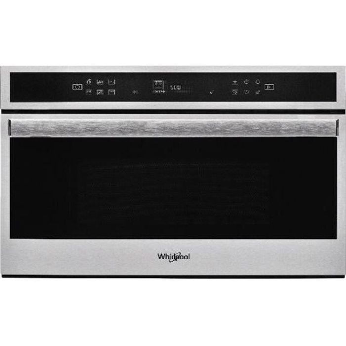 Whirlpool W Collection W6 MD440 Four micro-ondes grill intégrable 31 litres 1000 Watt acier inoxydable