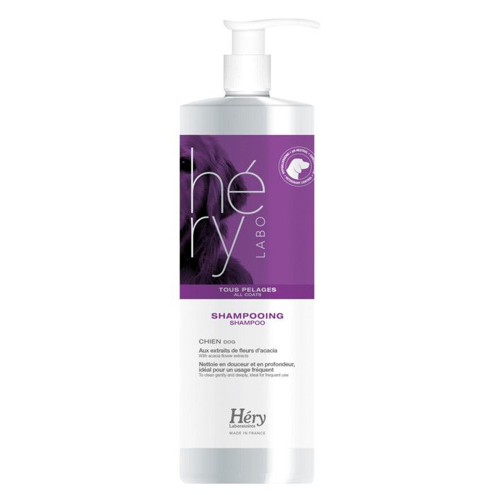 Shampoing sec pour chien - HERY - Formule végétale - Sans rinçage - Tous pelages - Nettoie et désodorise Shampoing sec pour chien - HERY - Formule végétale - Sans rinçage - Tous pelages - Nettoie et désodorise