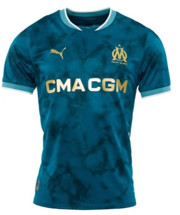 Maillot Foot OM Marseille Away Exterieur 2024 2025 Adulte