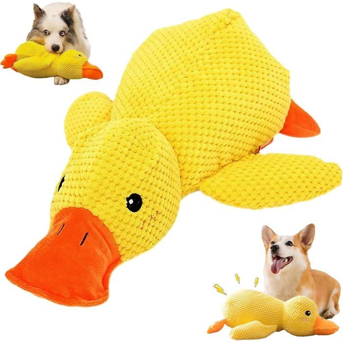 Comparer les prix de Canard Anti-Stress 2025 pour ChiensCanard Apaisant pour Chien Doux Quack Quack Duck Dog Toy45×38cmConvient aux Chiens de Petite