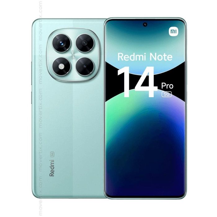 Xiaomi Redmi Note 14 Pro 5G Smartphone 256GB 8GB RAM Dual SIM Coral Green