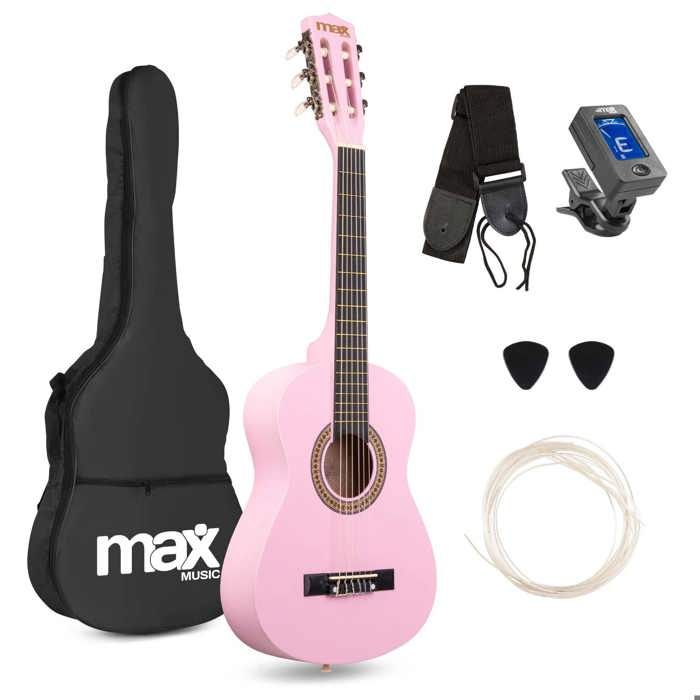 Max SoloArt Pack Guitare Classique Junior 1/4 : Le Pack Complet pour les Jeunes Guitaristes