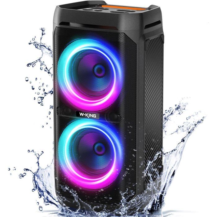 Enceinte Portable - W-KING - T11 - 240W (pic) - IPX6 Étanche - Bluetooth 5.3