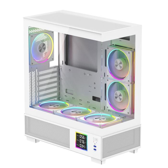 Boîtier PC ProGaming Kian V2 ATX Mid Tower 6 ventilateurs ARGB - vue 2