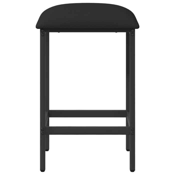 Noir Chaise haute de bar LEMON Tabouret de bar Noir 40 x 32 x 64 cm Bois dingénierie Pour maison/bureau_20210