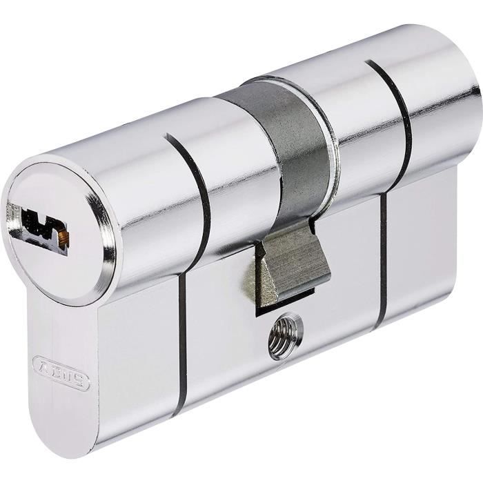 Abus Cylindre Double Entrée D6PSN 40 40 mm Bkn Nickelé 0072619