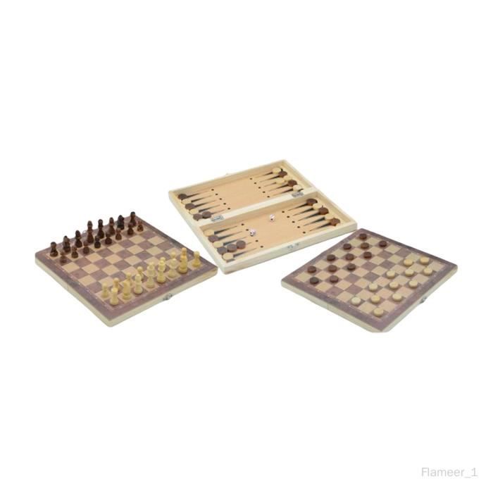 Jeu De Société Portable - Jeu D'échecs Et Monopoly En Un - Pour Enfants Et Famille - Neuf, Design Ormeau