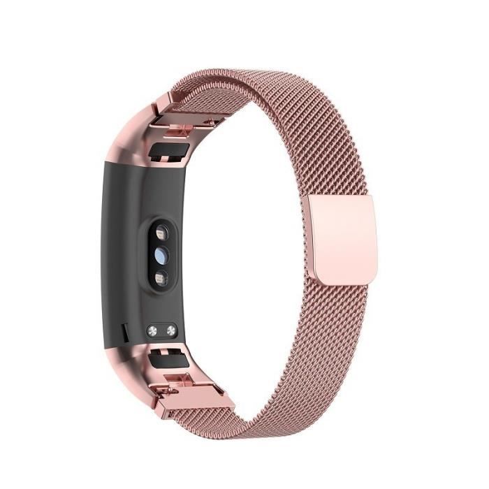 Bracelet Pour Montre Connectée Acier Inoxydable Milanaise Strapet
