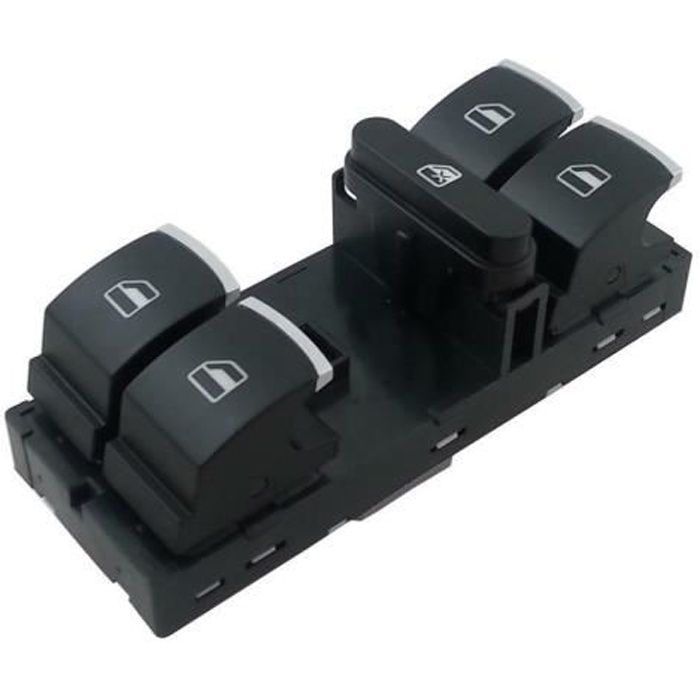 Bouton leve vitre avec chrome Vw Amarok Caddy Eos Jetta Passat Tiguan Touran
