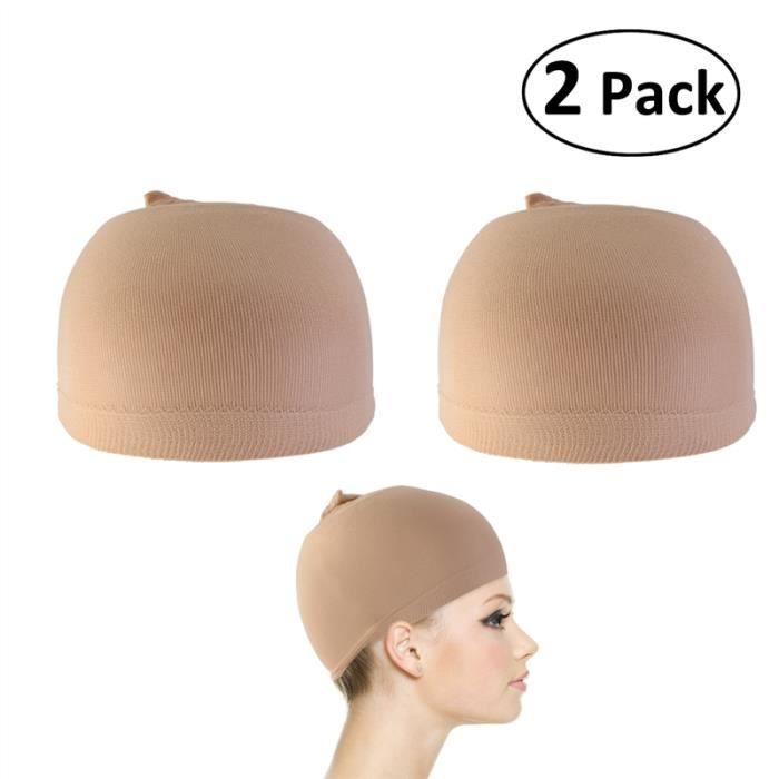 bonnet perruque cheveux