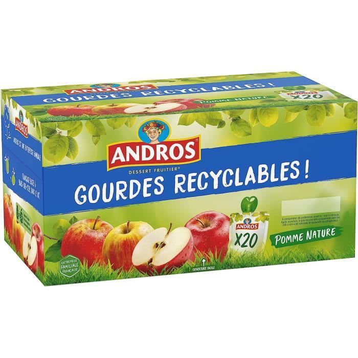 Compotes - Compote Fruit Gourde Recyclable Allégé Goût Pomme Idéal