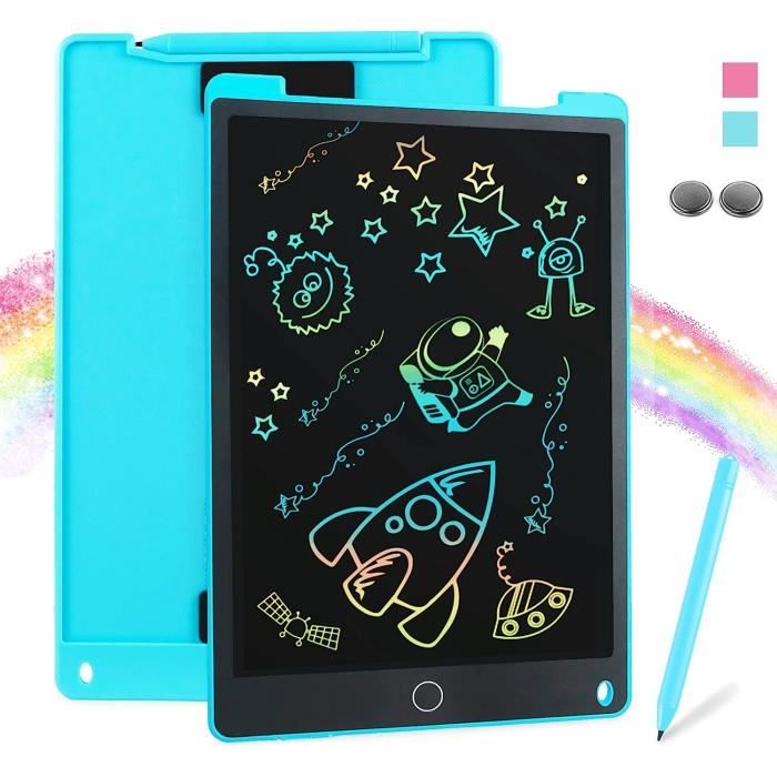 Tablette LCD 16 Pouces – Ardoise Magique Colorée – Jouet Éducatif Écologique – 3-12 Ans – Cadeau Anniversaire Noël