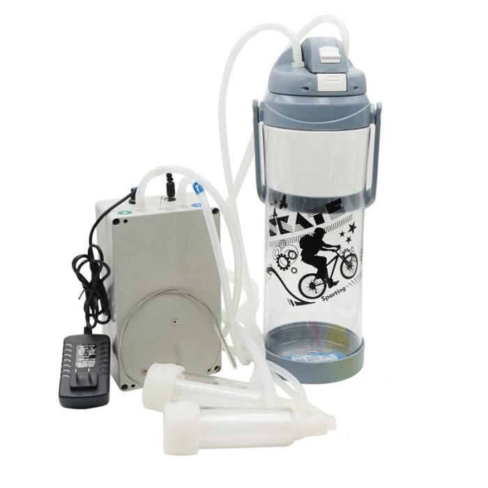 Machine à Traire Électrique Portable 2L – Acier Inoxydable, Pour Chèvres Et Moutons (Prise EU)