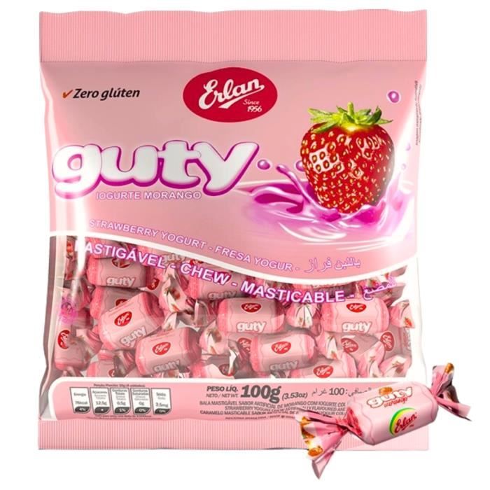 Bullette de yogourt aux fraises Guty - Erlan - 400g - Cdiscount Au ...