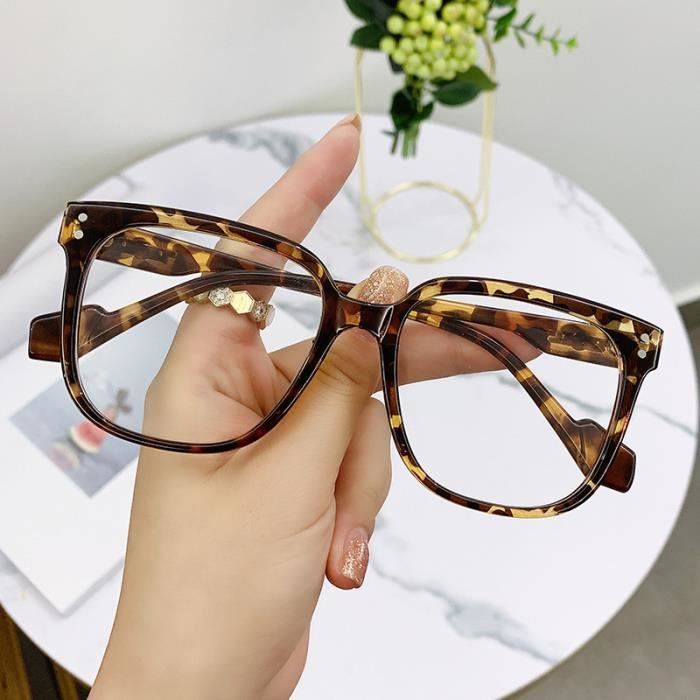 Lunettes de Myopie Carrees avec Dioptries et Minus pour Homme et Femme Article de 1.0 1.5 2.0 a 6.0 Leopard E54 Achat Vente lunettes de vue Lunettes de Myopie Carrees avec Dioptries et Minus
